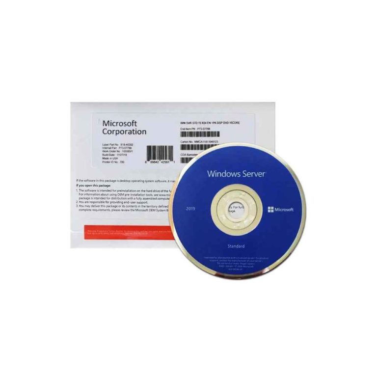 Windows Server Standard 2022 64 BIT OEM 16 CORE,P73-08328